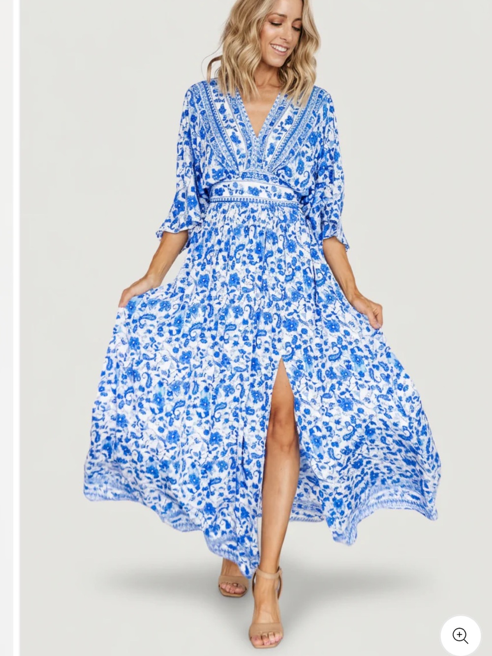 NWT Baltic Born Watson Kimono Maxi Dress XL